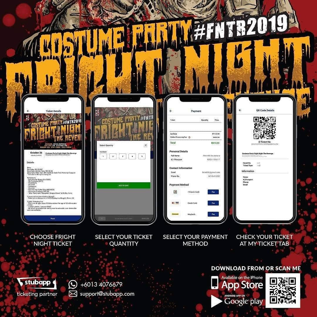DeathReturns's tweet image. This Saturday! 26 october! Panggung Asia setor gombak KL!

Horror theme costume music event!

FRIGHT NIGHT THE REVENGE (#FNTR2019)

@Grungermalaysia @bypass_online @twt_muzik @kakiseni @Rantaiart @thedailyseni @RisingMalaysia