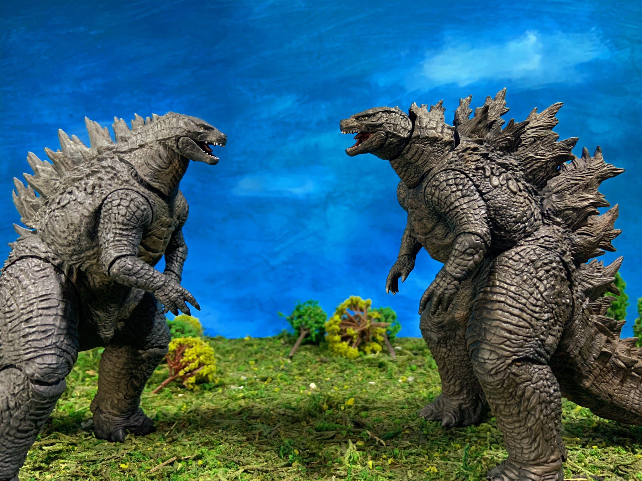 custom neca godzilla