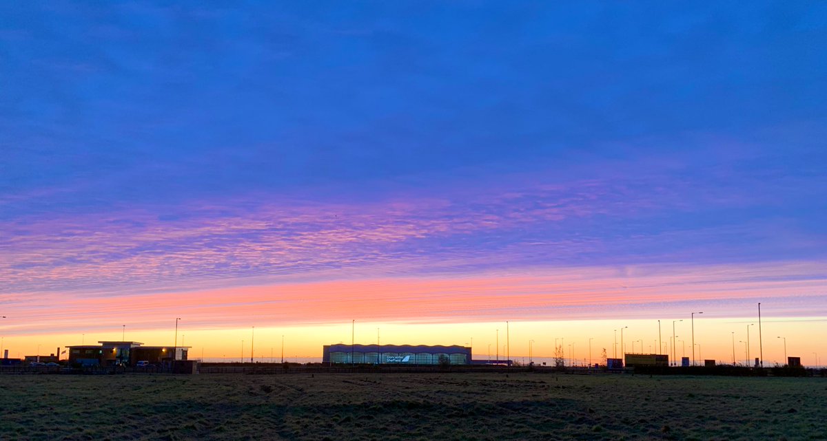 JimKnightOBE's tweet photo. An early morning stroll with the hound past @DSA_Airport - Always nice to have the time to think more wisely about stuff, before the start of the day @NexusWorksUK https://t.co/9OsXl4ak65