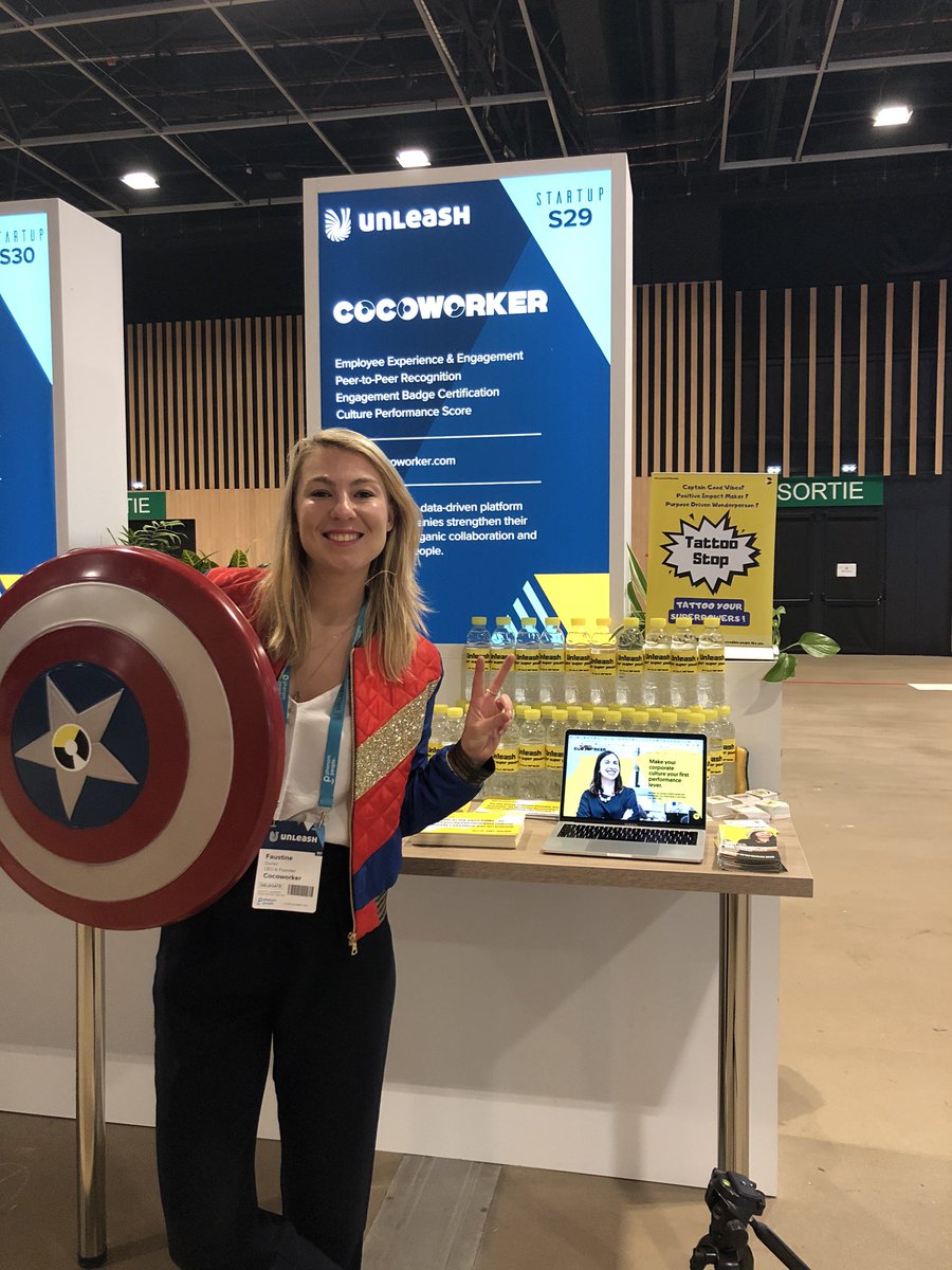 CocoworkerFr's tweet image. Our super team is ready to welcome you at our booth S29 at #Unleash2019 ! 🦸🏼‍♀️🦸🏼‍♀️🦸🏼‍♀️Come join us and talk about how we aspire to strenghen companies’s culture and enhance commitment by the recognition ! #HRinnovation #EmployeeCommitment #FuturOfWork #recognition #UnleashYourPeople