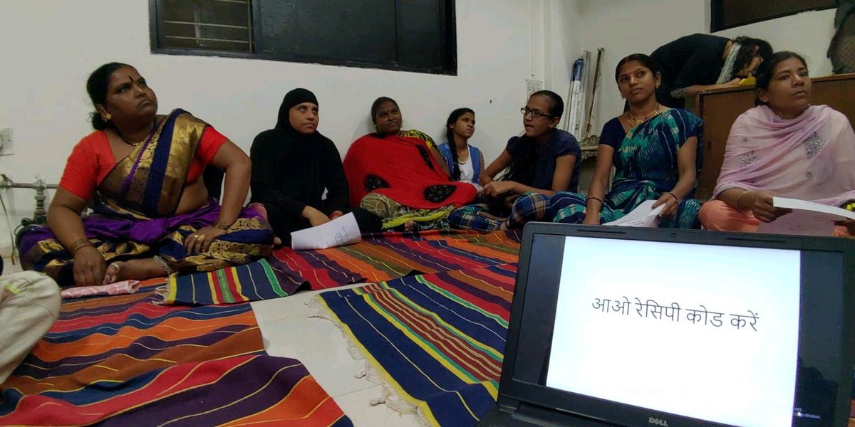 pijamfoundation's tweet photo. We #redefined parent engagement for our #pi #lab program and invited them to experience our session as their children do.#hourofcode with our parents from #yerwada #pune was a great #success within the #community.
#pijammers #pijamfoundation #engagement #CSforGood #codeorg https://t.co/E464O5BkHS