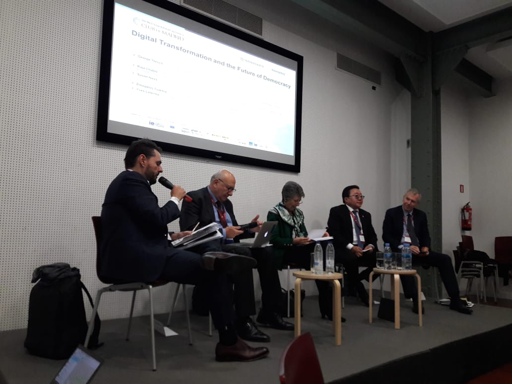 #Trust is an important part of innovation. For instance, before the ride-sharing app’s, not a lot of people shared cars with strangers. This #transformation is changing how we need to design regulations in the digital and #AI world #aimadrid #clubdemadrid