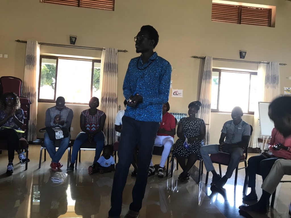 RonaldLomo's tweet image. The second day of the #opendocumentation training, just kicked off with a role play and traditional dance by @Elobijo a great innovator and ED @junubos 
#ASKnet @GermanyDiplo @VugaWilliam1 #ASKotec