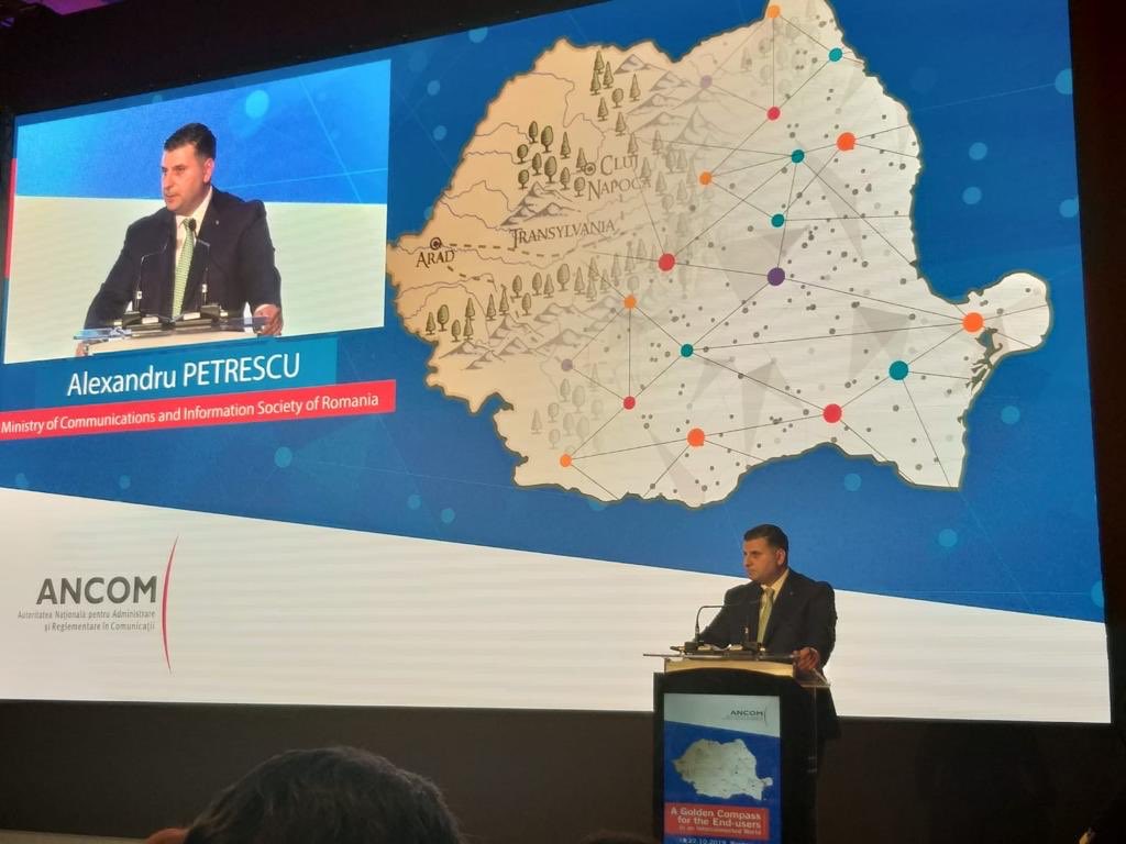 Attending the launch of the mobile communication map, highly useful tool for future growth of the Romanian electronic communication industry. Congrats to <a href="/Ancom/">ancom</a>, Romanian industry regulator! <a href="/SorinGrindeanu/">Sorin Grindeanu</a>