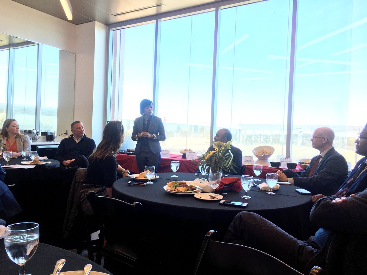 Fantastic visit with <a href="/CEXAlsobrooks/">County Executive Angela Alsobrooks</a> and her leadership team on Friday.  Toured <a href="/UofMaryland/">Univ. of Maryland</a> Discovery District and met with business leaders to discuss how we can partner with the county to drive university led innovation and growth.