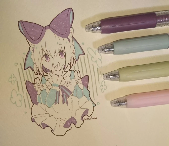 ええ感じの色のペン買った? 