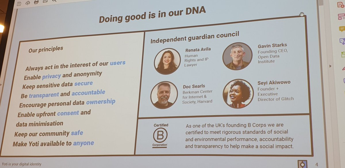 EstherHW's tweet photo. Really interesting  presentation by @getyoti at @kuppingercole's #CIWEU19 about bias in identity proofing. https://t.co/cXQ1MWCVxw