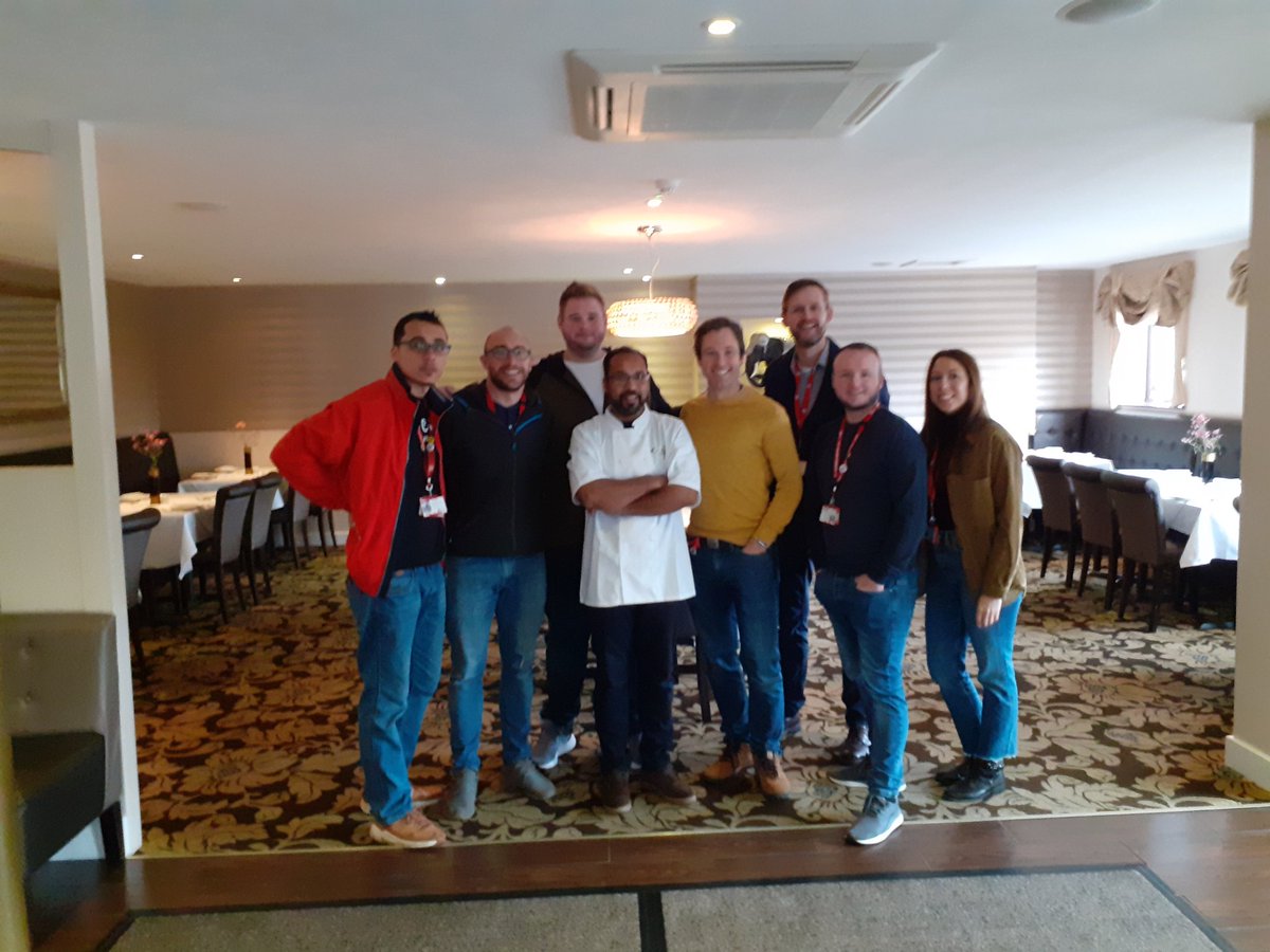MarkBradly67's tweet photo. Staff attending a CPD session at Tamarind restaurant at Blofield with Giyash.Everyone getting involved with cooking lunch. A fun day ahead. https://t.co/MdfKEs14bX