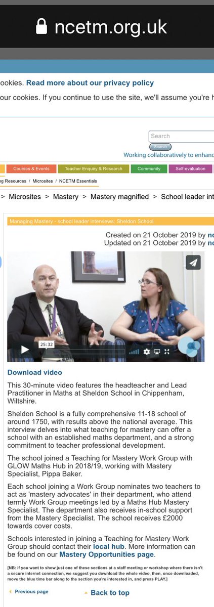 GLOWMaths's tweet photo. Great to see the fantastic work of Neil (HT) and Nicola (Maths Teaching for Mastery Lead) @sheldonschool being championed in the latest @NCETM @mathshubs Leading Mastery video ππ https://t.co/7gpCOyWFXn #mathschat #MathsIsGLOWing https://t.co/EPLb8Qo4BT