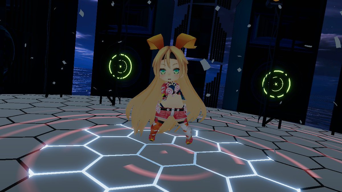Aetoriz_in_VR's tweet image. できた！キャンディーロックスターSDユニティちゃん！！
SDユニティちゃんの素体を作ったからだいぶ改変の幅が広がる
#unitychan
