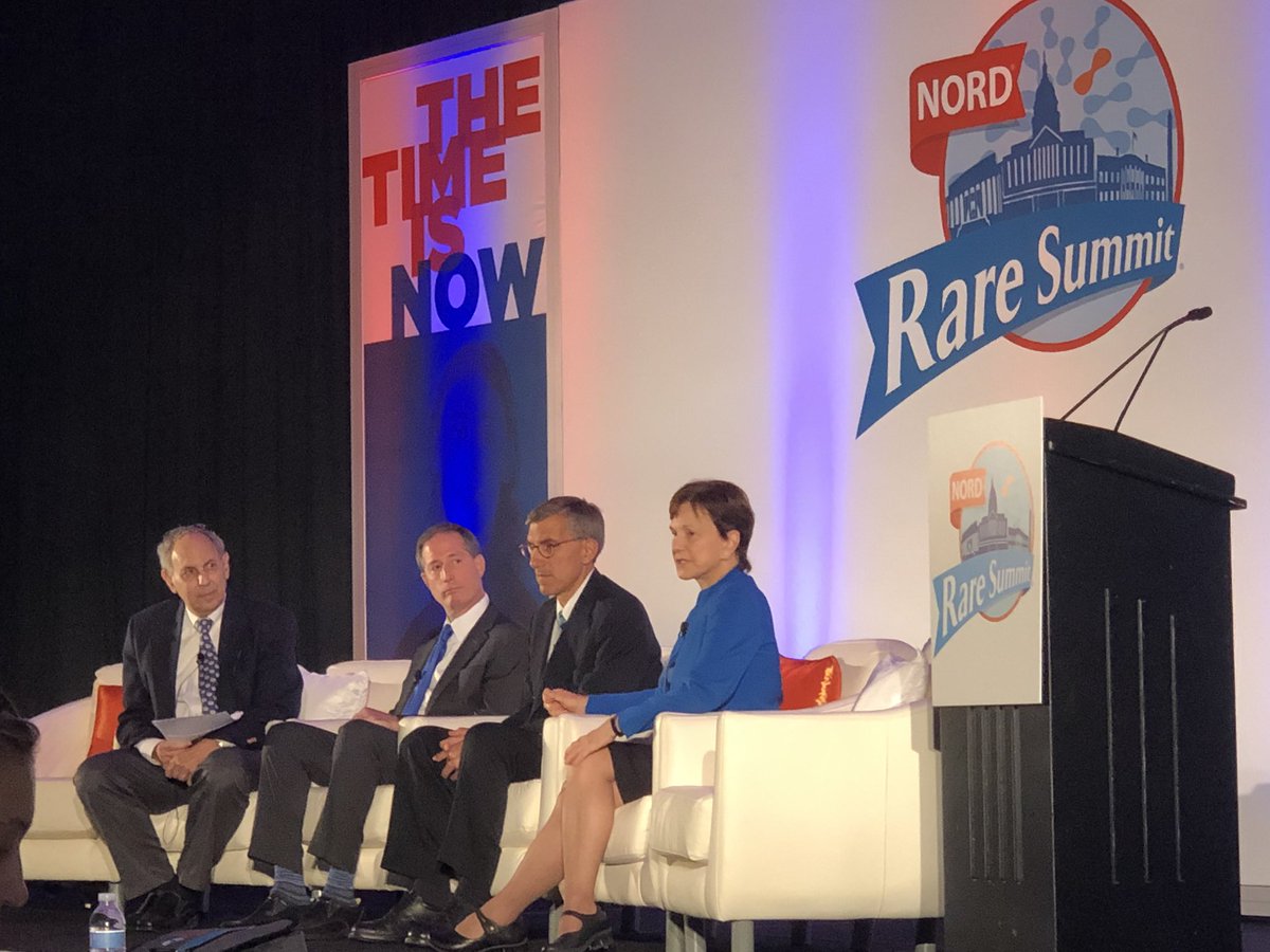 Getting up early has benefits! @US_FDA Heads of Drugs, Biologics and Devices....! @RareDiseases #NORDSummit