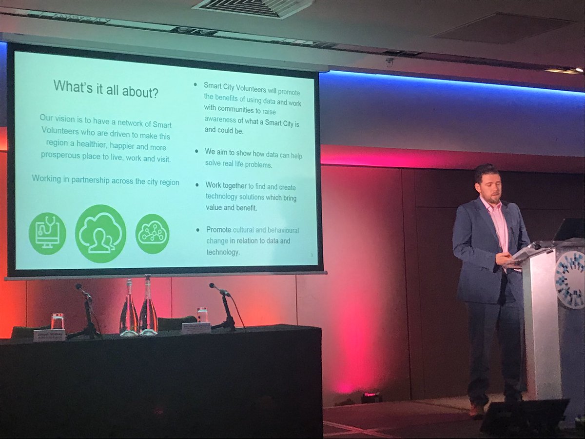 JasonMcIntosh88's tweet photo. Interesting morning so far at the #AISCFConference19. Lots of questions in our panel discussion and during coffee break about the #SmartVolunteer programme - great to see the interest in a people-focused #SmartCity initiative. Looking forward to the afternoon. #SmartCitiesIreland https://t.co/haMDqBCiiH