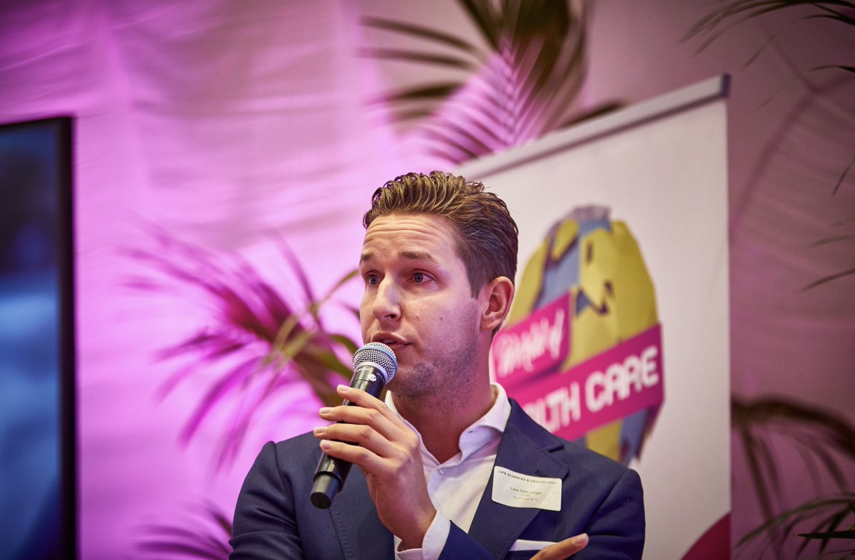 LSH010Rotterdam's tweet photo. Op 26 september vond een speciaal #LSH010 internationaal ontbijt plaats. Tijdens het ontbijt kwamen vele gasten van over de hele wereld samen met diverse start ups uit regio #Rotterdam, onder andere @TFHealthCare, keynote @HansSeverens & pitches van @MomoMedical #Surguide https://t.co/DlaPMEhtJ9