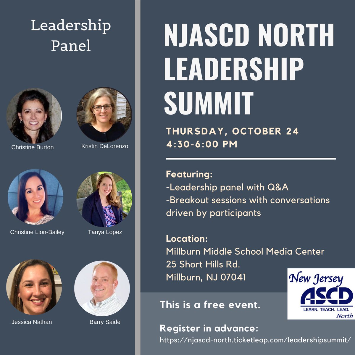 Don’t miss out! Grab a friend and sign up today. #whynjascd