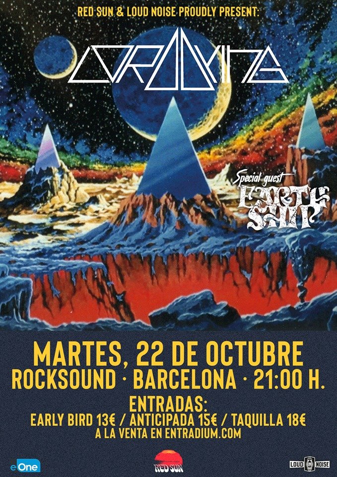 HORARIOS

21:00h - puertas
21:30h - Earth Ship
22:30h - Lord Dying

<a href="/RocksoundBcn/">ROCKSOUND BCN</a>