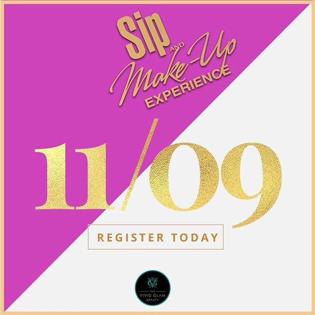 thevividglam's tweet photo. Class is on 11/09.

Register for #sipandmakeup today! The #makeupclass for the everyday woman. We make women feel beautiful, confident, and never afraid to express themselves with makeup.⠀
.⠀
Instructors and hosts: #makeupartists @insta_beyoutyby_ris… https://t.co/wCnN3K8OEg https://t.co/MeK4jmQXHX