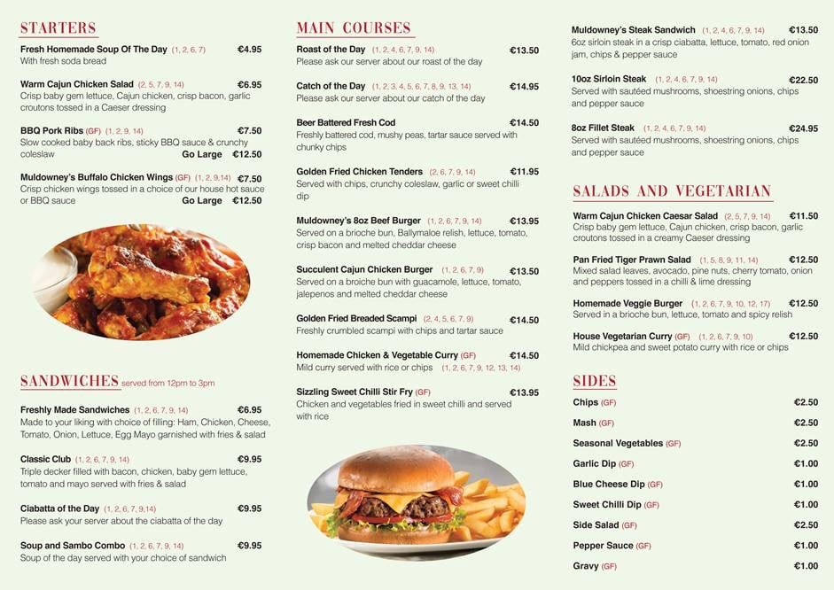 MuldowneysPub's tweet photo. What’s your favorite dish on our #menu? #dublindining #muldowneys #rathcoole #justoffthen7 https://t.co/mn7vVkl67h