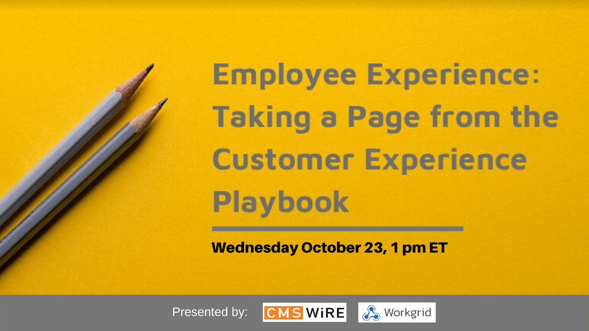 Workgrid Software (@workgridsoft) on Twitter photo Delivering compelling comms around moments that matter is just one aspect of an effective #employeeexperience. Learn more at this <a href="/cmswire/">CMSWire.com</a> webinar on 10/23, 1 pm ET and featuring marketing experts <a href="/janineymarchi/">Janine Marchi</a> & @SFerika Register now: hubs.ly/H0llfpD0 #Futureofwork Delivering compelling comms around moments that matter is just one aspect of an effective #employeeexperience. Learn more at this <a href="/cmswire/">CMSWire.com</a> webinar on 10/23, 1 pm ET and featuring marketing experts <a href="/janineymarchi/">Janine Marchi</a> & @SFerika Register now: hubs.ly/H0llfpD0 #Futureofwork