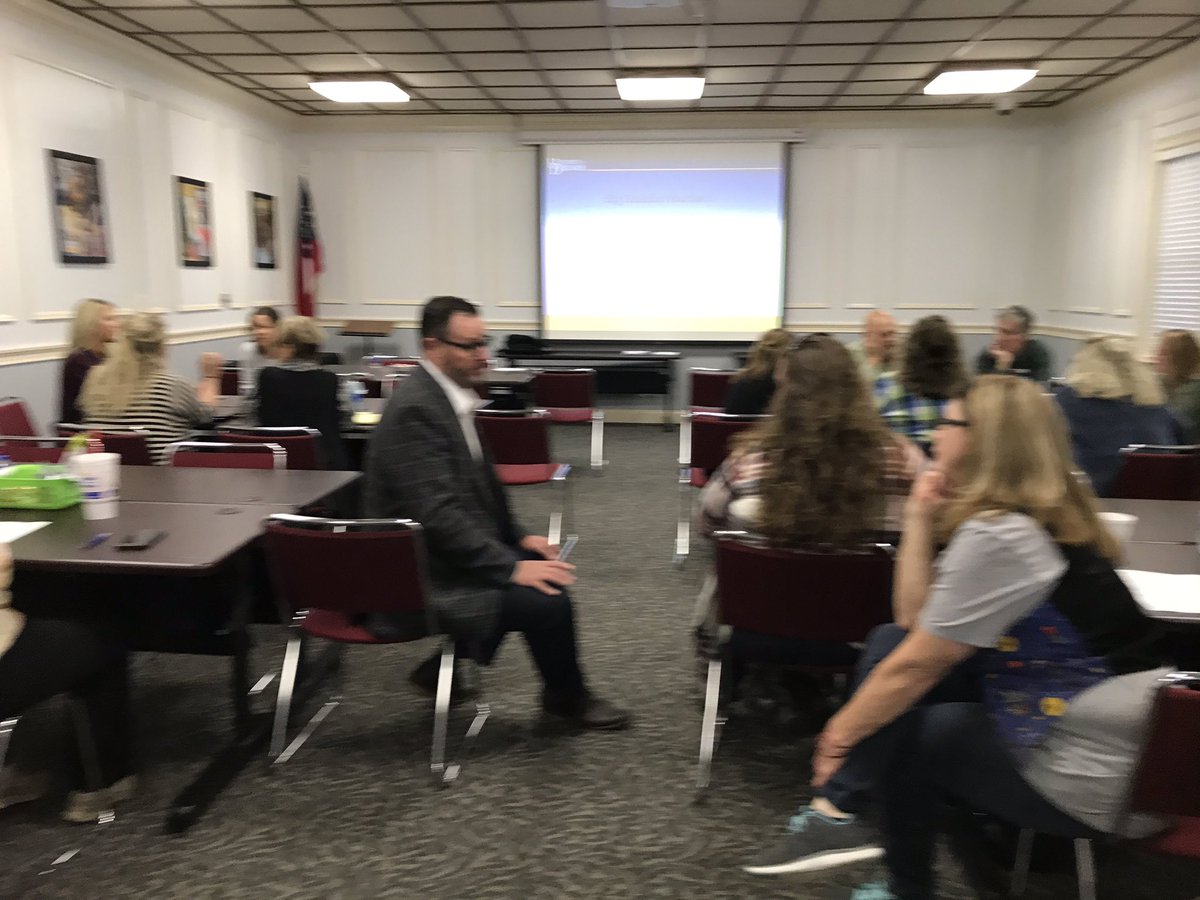 jeller2018's tweet image. Dr. Bill Lewis is here in Whitfield County to help middle school teachers create #textsets.  #letkidsread #onewhitfield