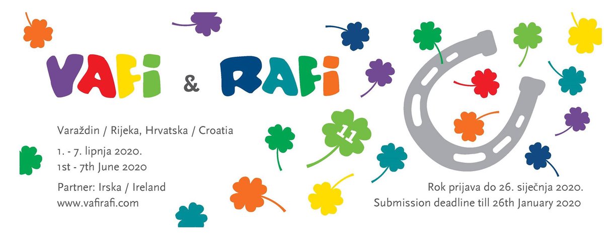 VafiRafi's tweet photo. New visual is here... 🥳 #11VafiAndRafi  #festival #animation #childrenanimation #croatia #Ireland 
Submissions open soooooon.... 🤗 https://t.co/TnvzZtd8Zr