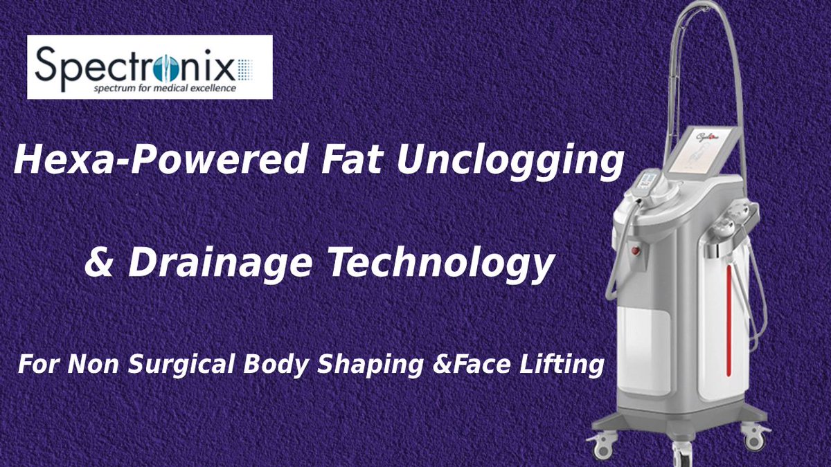 SpectronixGroup's tweet photo. New Hexa- Powered Fat Unclogging and Drainage Technology For Non Surgical Body Shaping and Face Lifting.
For Demo, Call 043542905
#weightloss #fitness #weightlossjourney #weighlossmachine #cyclone #spectronix #medical #aesthetic #dermatology #plasticsurgeon #dermatologist #UAE https://t.co/auL7x8ONdr