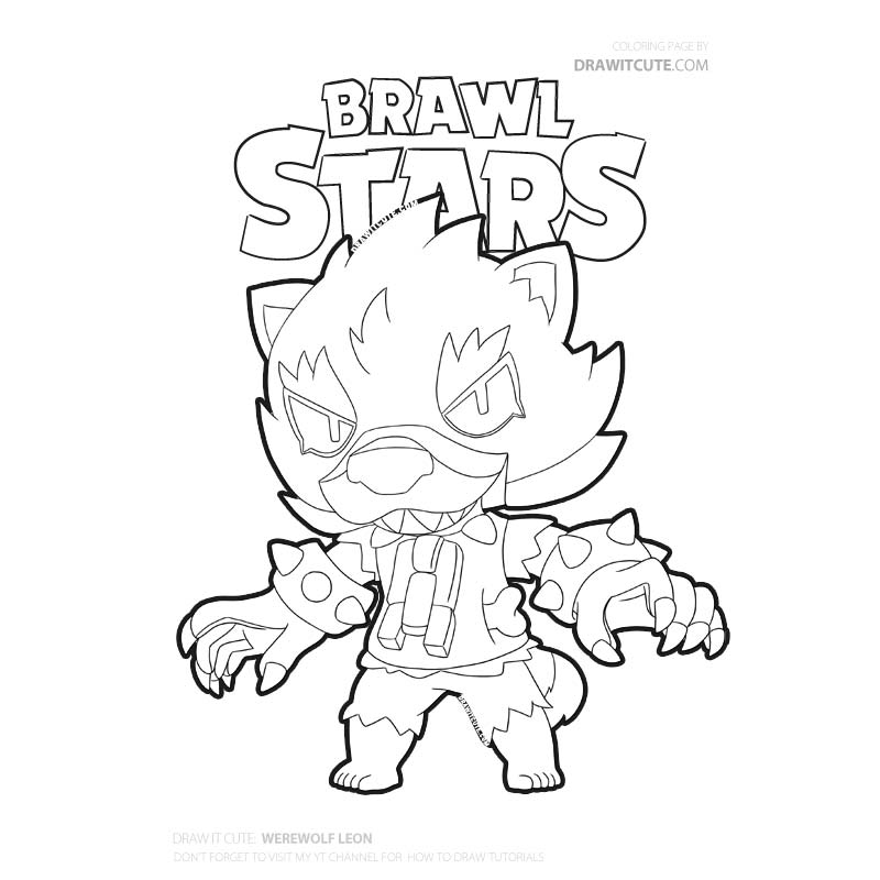 Draw It Cute On Twitter Brawl Stars Werewolf Leon Skin Easy To Follow Step By Step Guide With A Coloring Page Coloring Page Https T Co 3tcwtdxgbz Brawlstars Brawlstarsart Werewolfleon Artistontwitter Https T Co U8opkxumpy - brawl stars how to draw leon