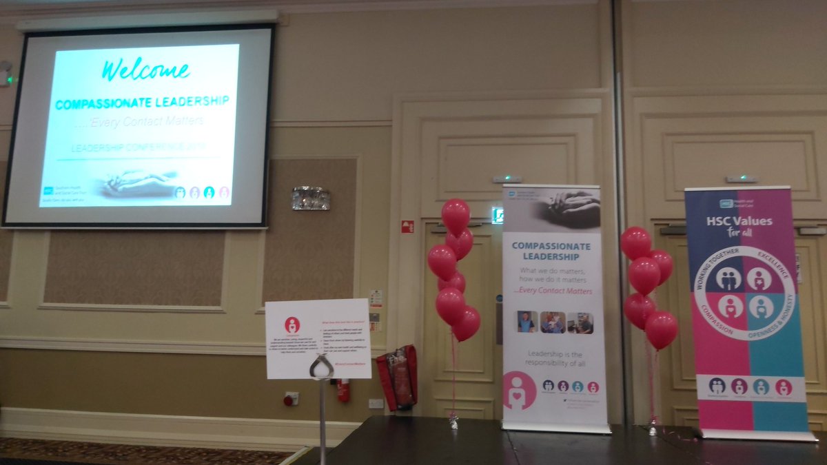 Compassionate Leadership conference #EveryContactMatters <a href="/SouthernHSCT/">Southern Trust</a>