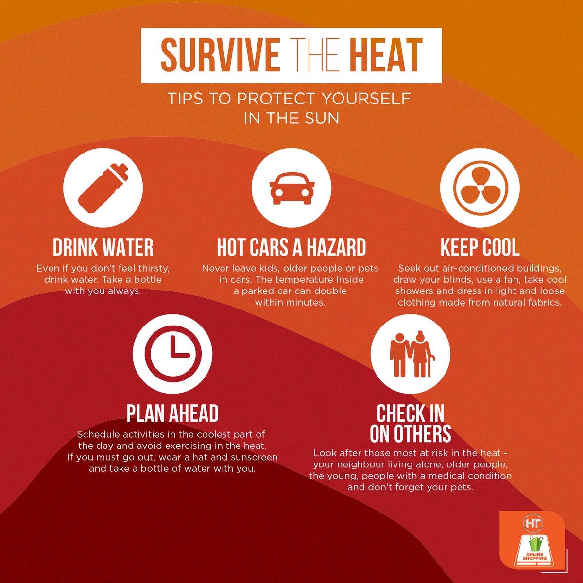 Attention!! Here are some cool tips to curb the heat!
#staycool