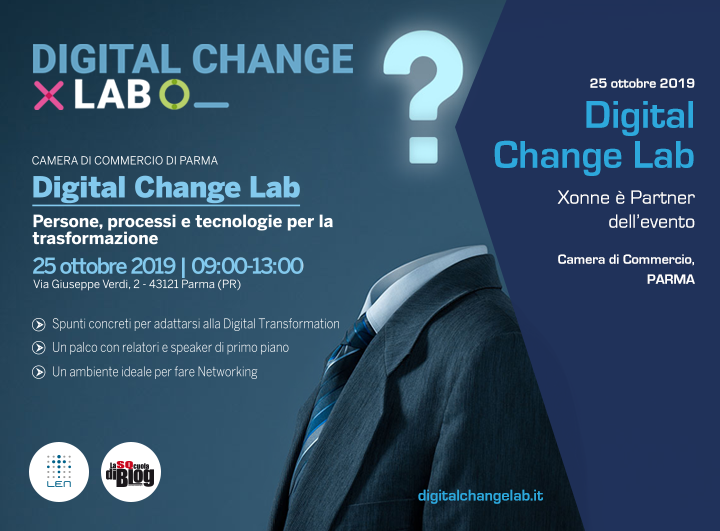 Digital Change Lab: spunti concreti per adattarsi alla Digital Transformation. Venerdì 25 ottobre 2019 Xonne sarà presente, in veste di partner ufficiale dell’evento, al #DigitalChangeLab. La rivoluzione “gentile” del Digital ti aspetta! Registrati online!
xonne.it/2019/10/17/dig…