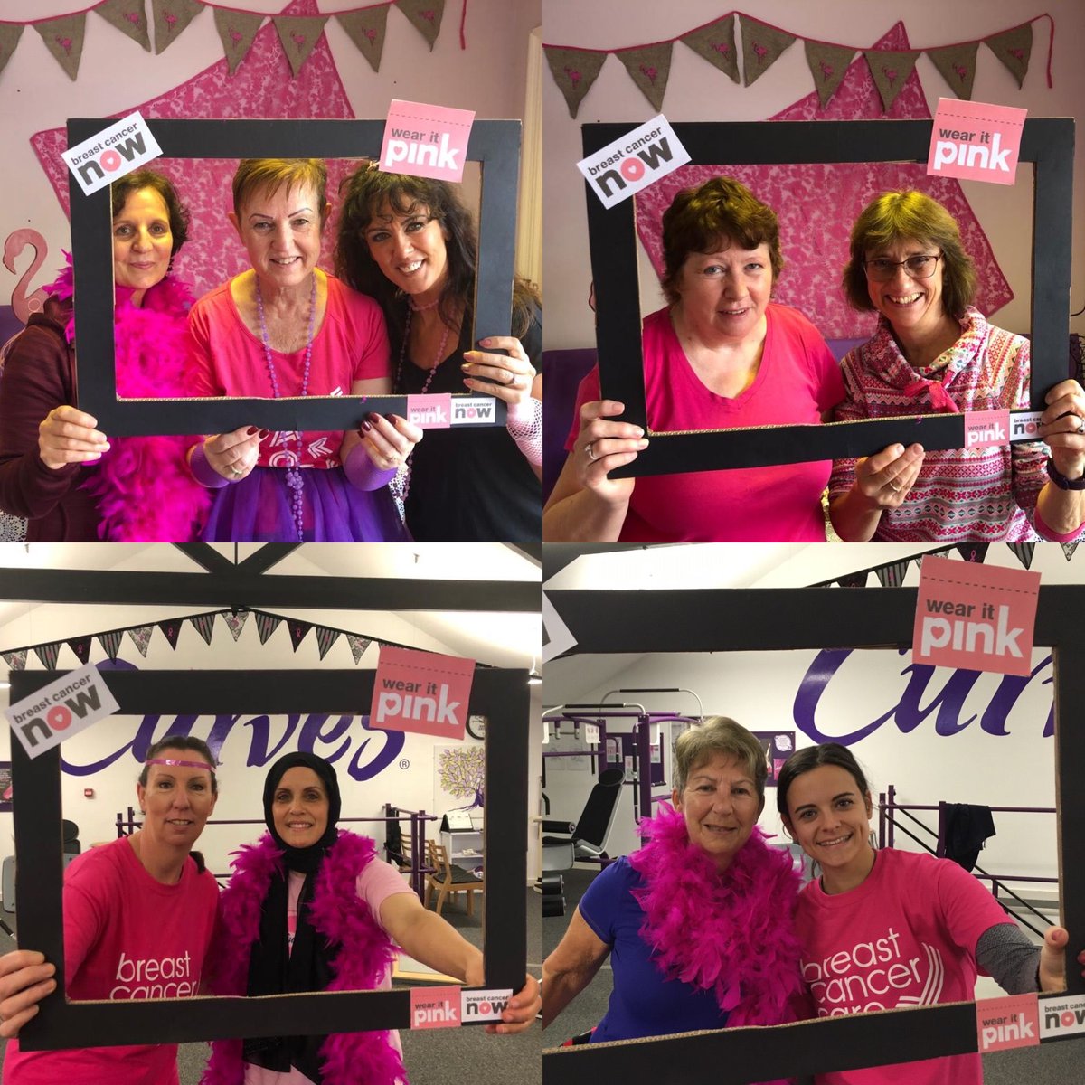 Curves hosted a pop-up café in aid of @breastcancercare last Friday. Our members wore pink for their workouts too! 💕
We raised £240 from the pop-up café alone!
Such generosity from our gym members &amp; members of the public who came in to enjoy our little treats! 💓
#wearitpink