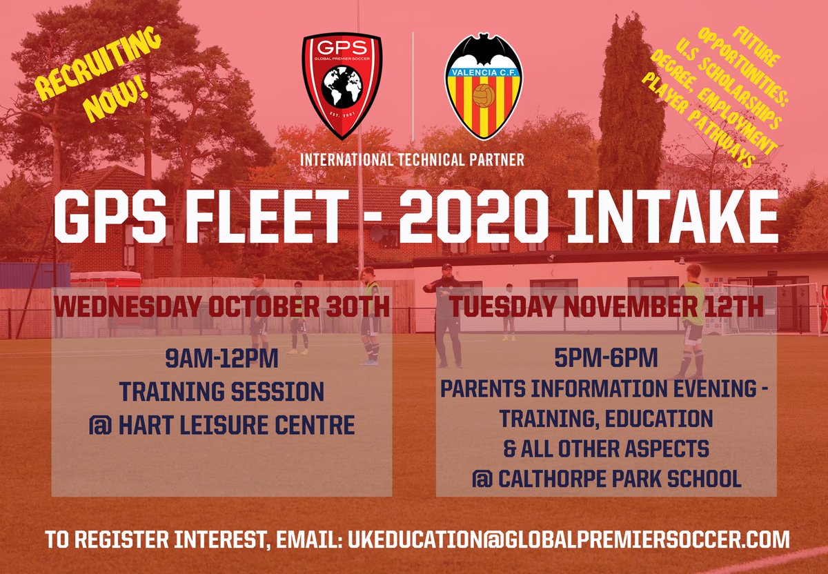 *SEPTEMBER 2020 INTAKE*
We have our first open training session coming up for those interested in joining us September 2020.
- Full time Education Program
- Full time Football
- UEFA qualified coaches
- Sports Rehabilitation on site 
Please email us to confirm your attendance ⚽️