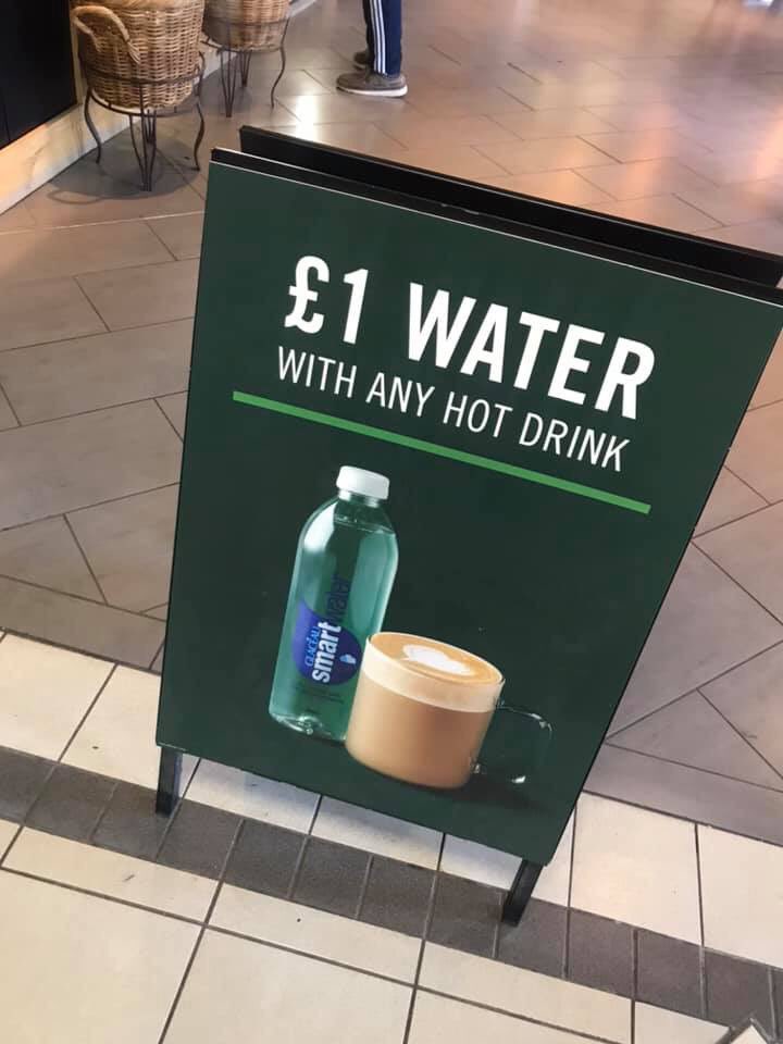 SAPlastic2018's tweet photo. Are you kidding us @StarbucksUK? What possessed you to think this horror of a promotion was a good idea for 2019? 
FYI, clean water comes out of your taps. 

@HughFW @itsanitarani @Refill @RefillLondon 

#WarOnPlastic #PlasticPollution #Refill #RefillRevolution https://t.co/qvJrlogvcg