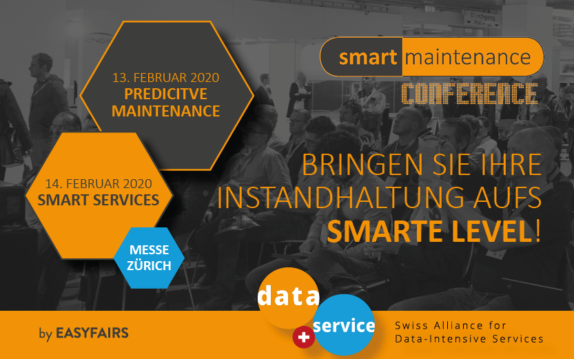 Science meets Industry - Ticketing der smart maintence CONFERENCE 2020 ist offen!

Parallel zur maintenance Schweiz treffen sich Persönlichkeiten aus Wissenschaft und Industrie an der smart maintenance CONFERENCE 2020.

Mehr Informationen &amp; Tickets➡️ maintenance-schweiz.ch/de/smart-maint…