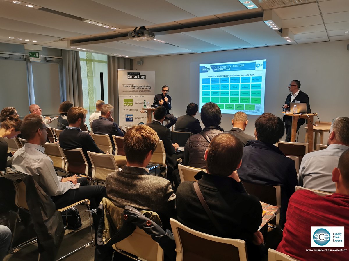 Supplychain_SCE's tweet image. Premier petit déjeuner #supplychainexperts, premier succès ! &quot;Comment optimiser votre logistique d’entreposage ?&quot; co-animé par Christophe RABAT, Directeur Supply Chain de la société Ricard et Didier AIVAZOFF, Directeur technique et Co-Gérant du Groupe Smartlog.