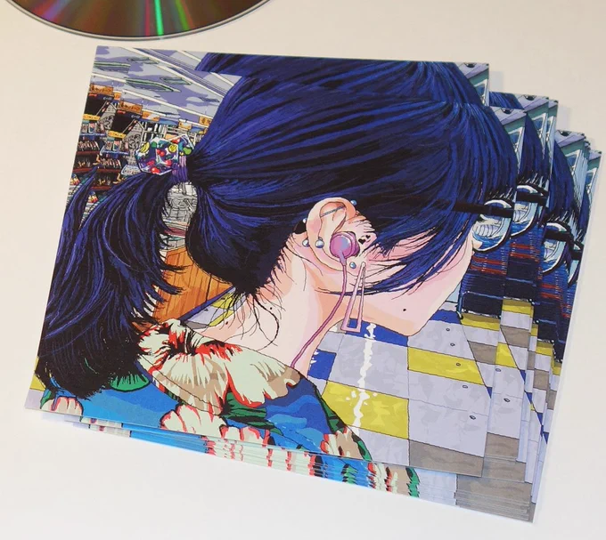 ギャラリーが準備するDMはがきもご自由にお持ち帰りください。ギャラリーの案で12x12cmの正方形CDサイズになりました。

新宿眼科画廊 11/15金〜27水 12〜20時 (水17時まで・木曜休 https://t.co/MZBYpljmMR

#エース明11月個展 
