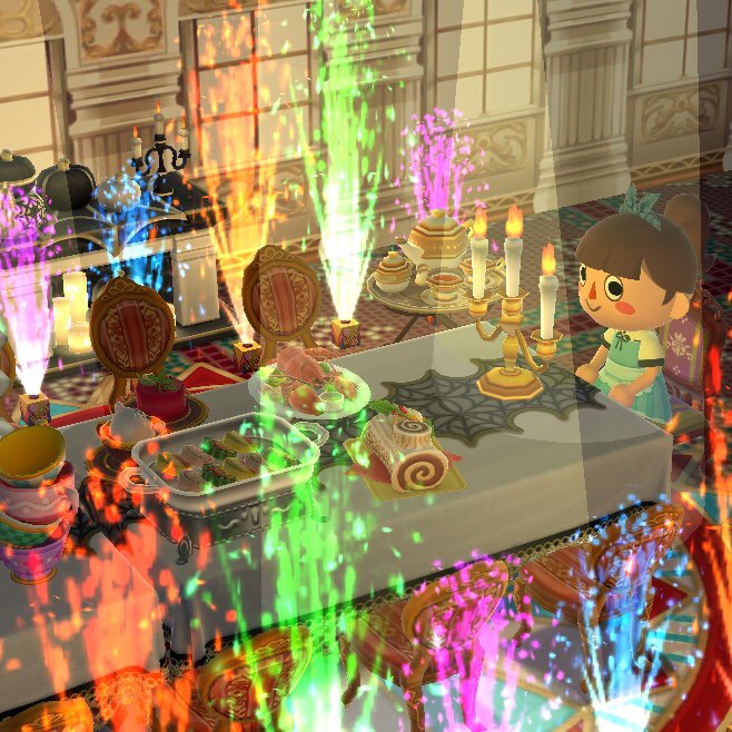 ふ一 美女と野獣 ひとりぼっちの晩餐会 Be Our Guest ポケ森 ポケ森写真部 ポケ森レイアウト Acpc T Co Giandmwevw Twitter