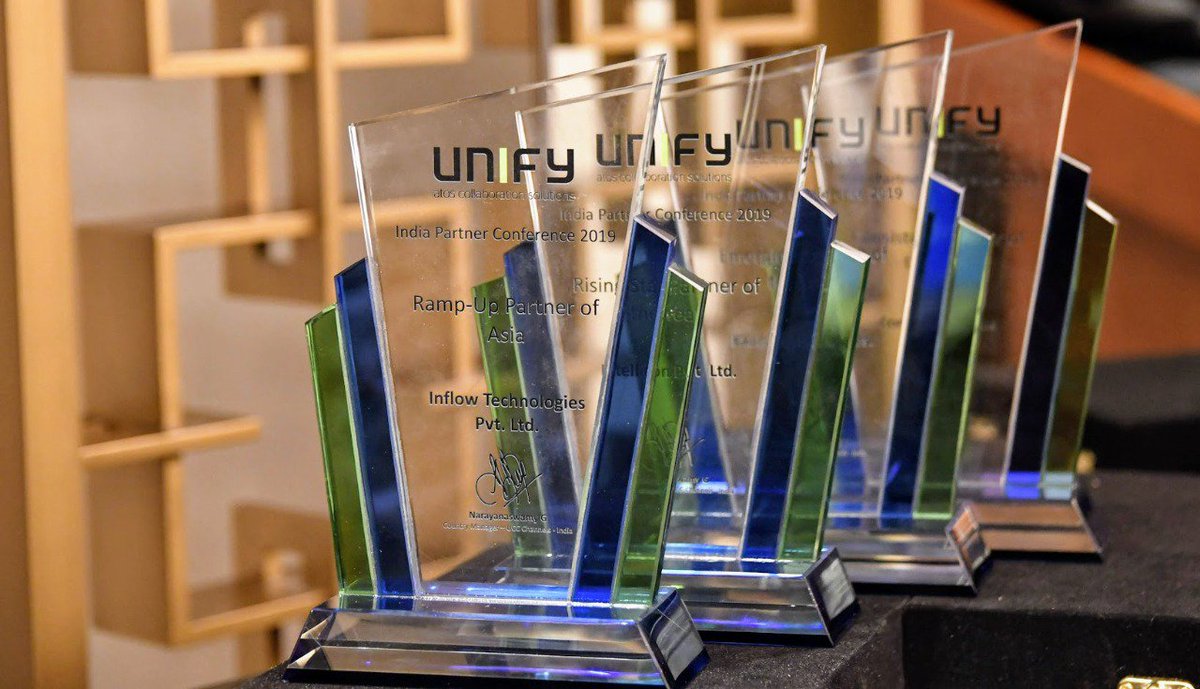 UnifyMitel's tweet image. 🏅Congratulations to the awarded partners at our India Partner Conference in Baku! 
Ramp-Up Partner of Asia: @inflow_official
Consistent Partner of the Year: Gurusons Communications 
Pvt. Ltd
Emerging Partner of the Year: Exato Technologies
Rising Star Partner: @Intelliconpvt