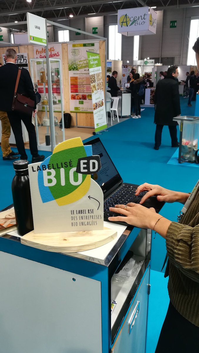 #BioED: Un label #RSE pour les #PME ? Venez le découvrir au stand F70 (Natexbio) avec Anna Kolf et Mathilde Gsell du #Synabio à partir de 11h. #Natexpo2019 #BioED #RSE #terraceres
