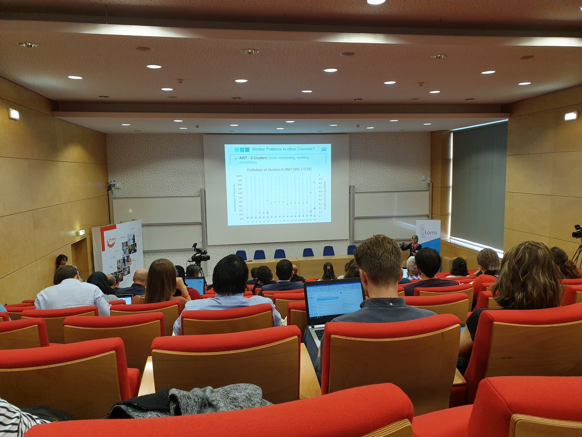 SylvieVitel's tweet photo. #lsac2019 @labo_Loria, 89 participants from Europe, Brasil and Lebanon, 26 papers. Researchers, teachers, students, engineers, institution représentatives to discussion about #LearningAnalytics. @dane_nancy_metz @acnancymetz @ClaudioCimelli https://t.co/rZ9A9ssSxu