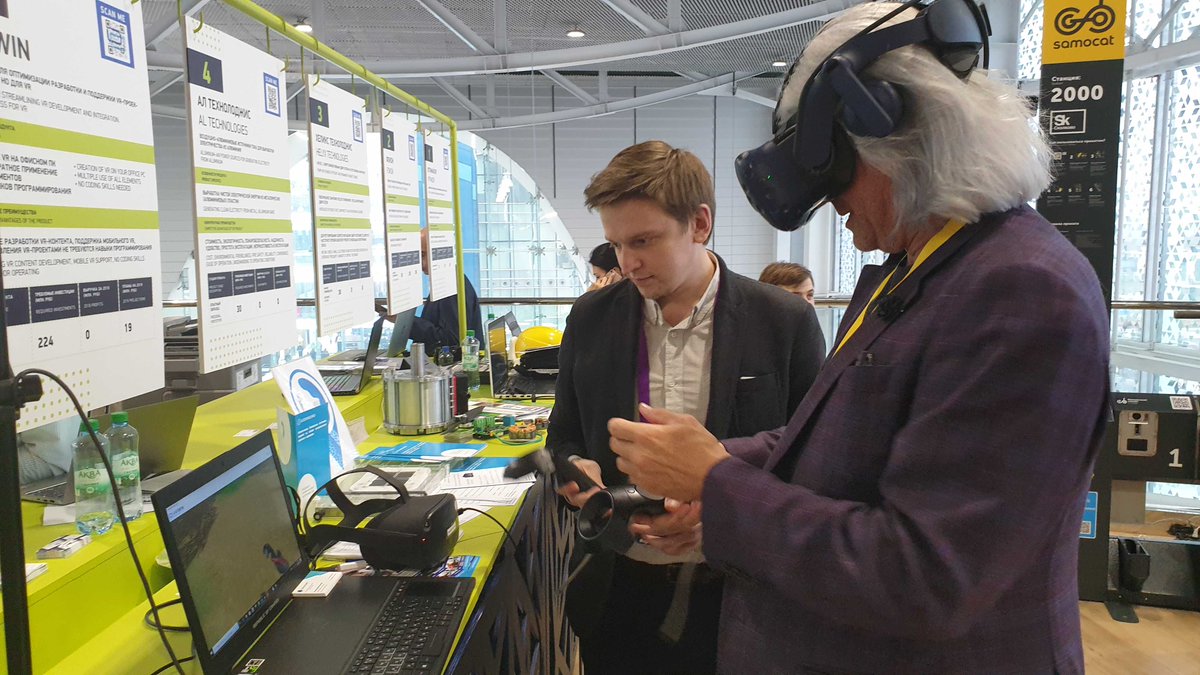 𝗕𝗼𝗯 𝗖𝗼𝗼𝗻𝗲𝘆 tested Varwin at <a href="/OpenInnoEN/">Open Innovations</a> 
Thanks for the praise and positive feedback about us!