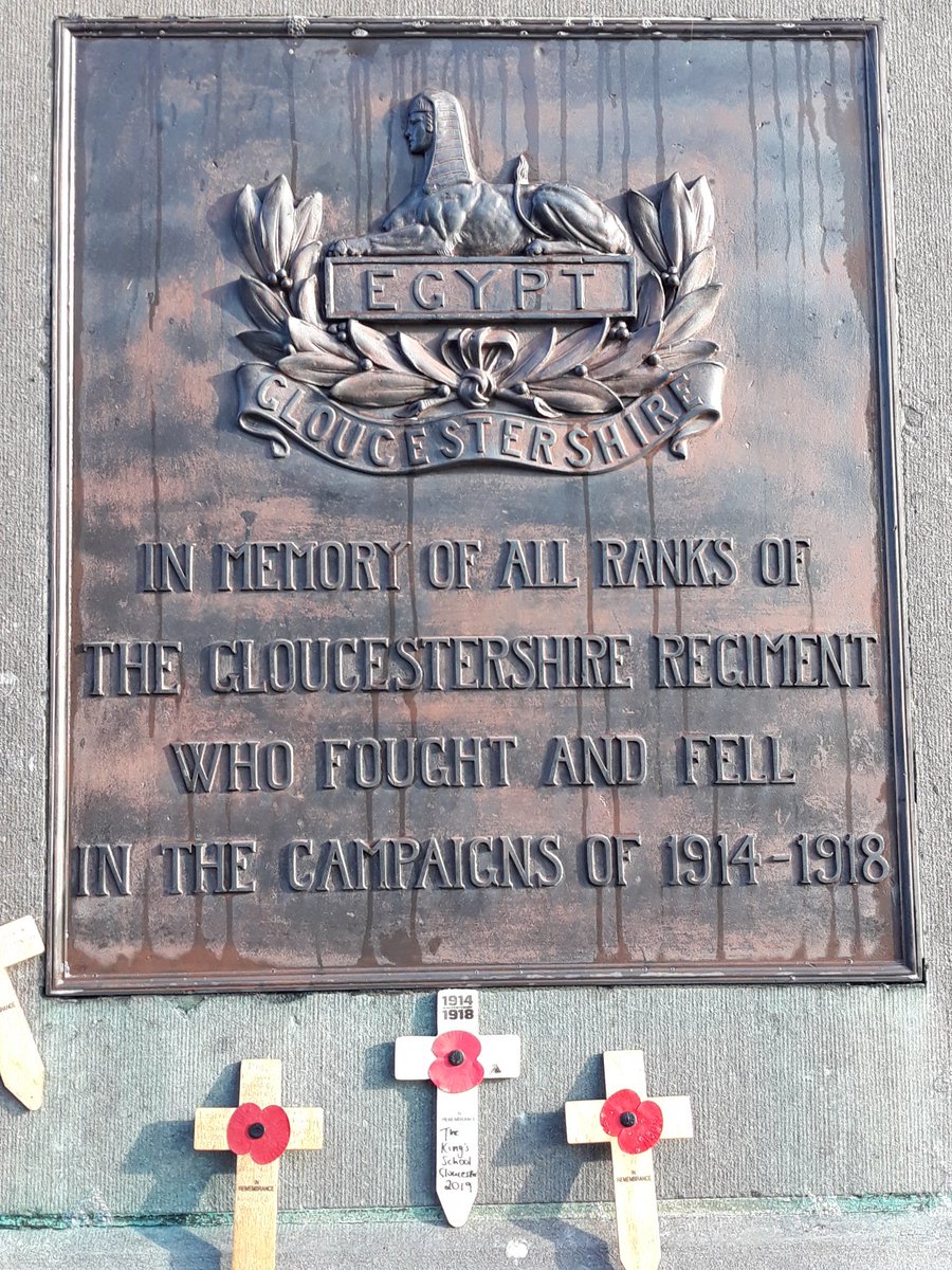 Great impromptu stop from our guide- memorial to the Gloucesters. Stopped to lay a cross for the fallen #LestWeForget #WWI #battlefields #Belgium #remembrance