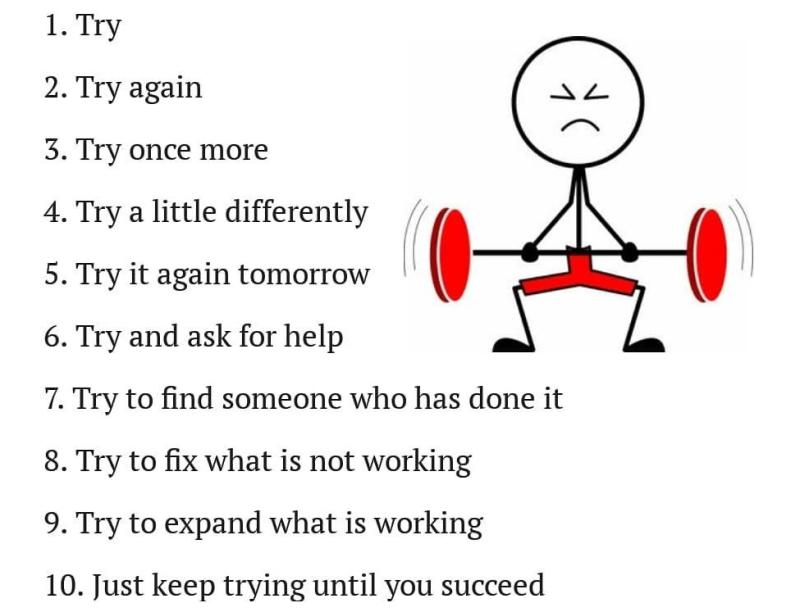 larrykim's tweet image. #TuesdayThoughts:  

🙌Great things happen to those who don't stop trying.