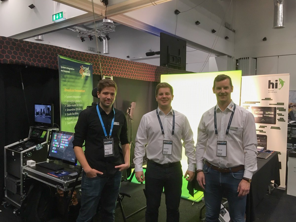 broadcast_sol's tweet photo. We are touring Sweden with Monitor Roadshow. If you are around, take the chance and catch up with them to learn more about virtual studios, intuitive control systems and more! #monitorroadshow #hicontrol #sweden #virtual #virtualstudio #broadcastsolutions https://t.co/ECKimpSiSR