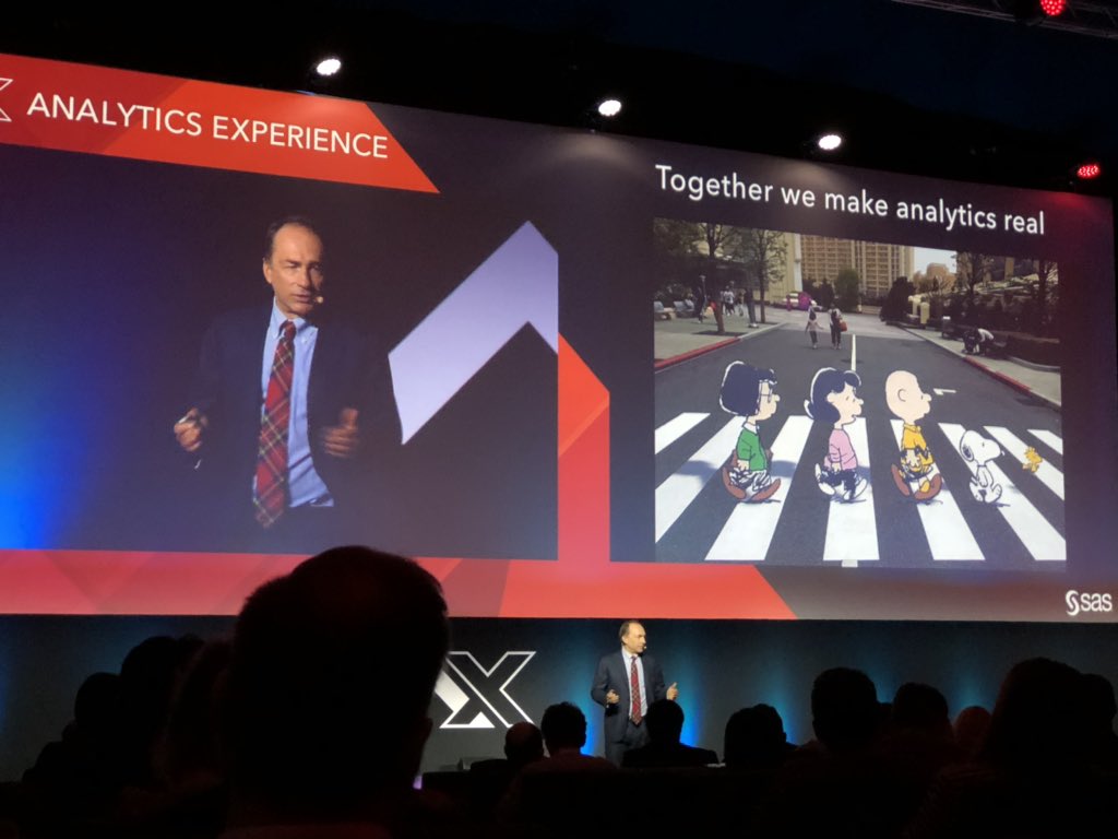 Interesting presentation on applied behavioral science and human interaction by <a href="/matteomotte/">matteo motterlini</a> at #AnalyticsX Do you think of Peanuts or the Beatles when you see this picture?