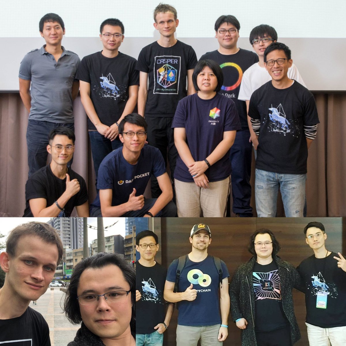 unitychainio's tweet image. Very proud of our teammates together with the Ethereum Foundation &amp;amp; @VitalikButerin for organizing CrossLink Taiwan! 
#Ethereum #crosslink #crosslinktaipei #blockchain #taipei #taiwan