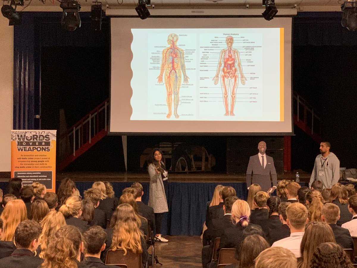 HumphreyPerkins's tweet photo. All our students are discussing and learning about the facts, laws, dangers and consequences of knife crime today. We want our students to be safe @go-getta #wordsoverweapons https://t.co/ejll7QtGzO