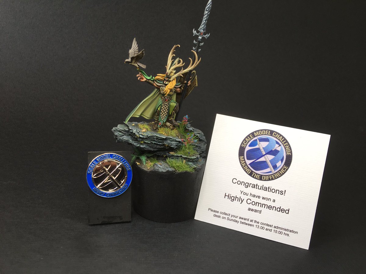 Kevuit's tweet photo. Managed to take home a highly commended at SMC! #paintingwarhammer #scalemodelchallenge2019 https://t.co/MRZEwRS0Vj