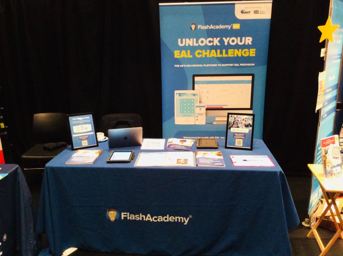 FlashAcademy_HQ's tweet photo. Super excited to be at #PSSSENDConf today. Come and say hello at our stand! We're ready to talk about all things #EAL😊 https://t.co/FwUuJJUSK8