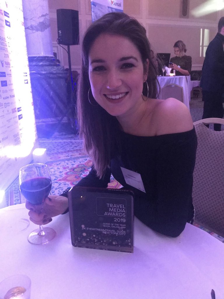 LucyRichards__'s tweet photo. Still 👏 in 👏 shock 👏

@dkeyewitness NYC is Guide of the Year 2019 🥳 Thank you so much @travelmediawrds ❤️ A tremendous team poured a lot of passion into that book. Very proud (and now hungover) editor here 👋 #TravelMediaAwards https://t.co/6XNVR6Ef7g