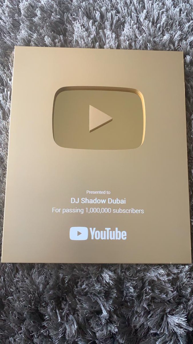 Raunkan's tweet photo. Congratulations to #DjShadow for #1Million #Subscriptions on #YouTube! https://t.co/Y8wDtmw0cK